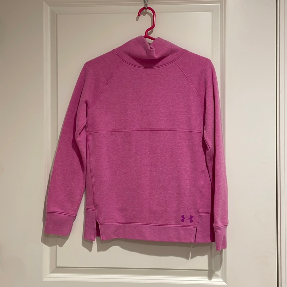 Under Armour Pink Pullover Sweatshirt, Youth XL